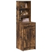 Gabinete Alto en Roble Ahumado, 40x41x135 cm, Hecho de Madera Elaborada