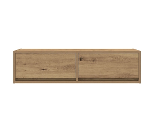 mueble para TV  de roble artesano 100x31x25,5 cm de madera elaborada
