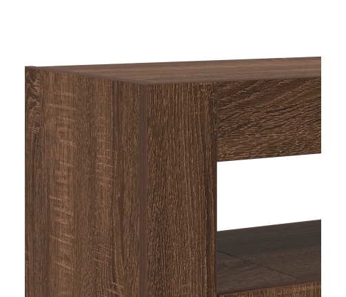 Aparador  Roble Marrón Madera de Ingeniería 116 x 30 x 75 cm