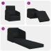 Sofá Cama Negro 2-en-1 65x80x83 cm