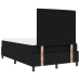 Cama tipo Box Spring con Colchón Negra 120x200 cm Tela