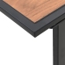Mesa de café de jardín  marrón 55x55x35 cm DPC y acero
