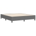 Cama Box Spring  Gris Claro Super King Tela de Corduroy