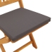 Conjunto de Bistro de Jardín  de 3 Piezas - Madera de Acacia Sólida