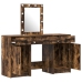 Set de tocador de 3 piezas  con LEDs en madera de roble ahumado