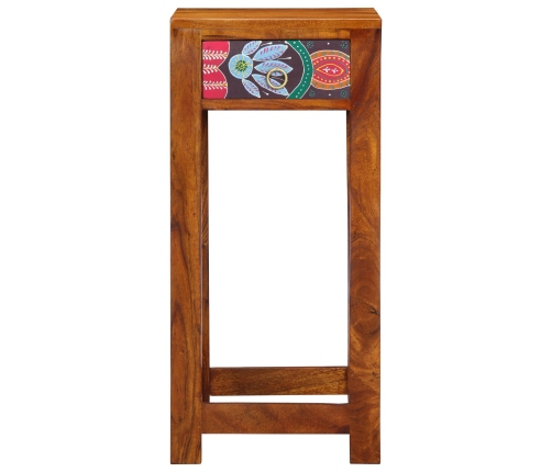 Soporte para Teléfono  35x35x75 cm de Madera Maciza de Acacia