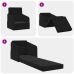 Sofá cama  2 en 1 Negro 65x80x83 cm Terciopelo