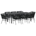 Set de 5 Negro, Gris oscuro