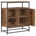 Aparador de Madera Vieja 69x35x80 cm de Madera Ingenierizada y Acero