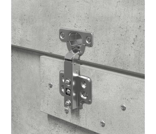 Estructura de cama Gris concreto Concreto Individual Robusta