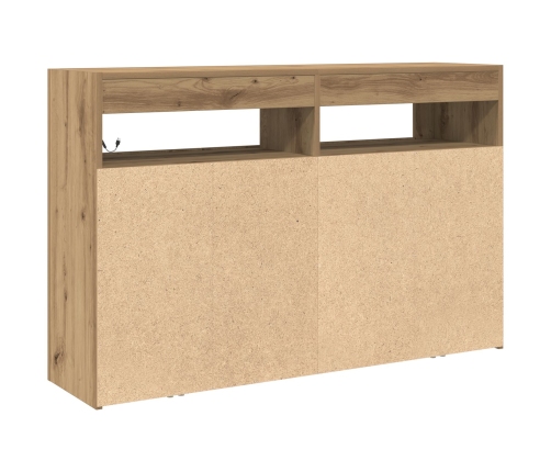 Aparador  Roble Artesanal Madera de Ingeniería 116 x 30 x 75 cm