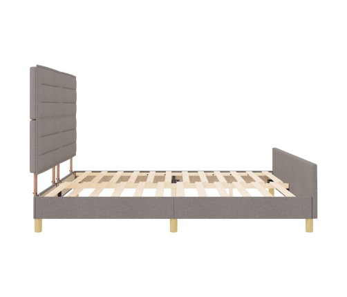 Cama  Taupe 200x200 cm de Tela