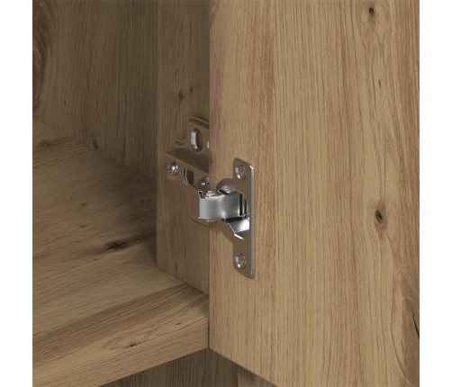 Armario Alto de Roble Artesanal 80x33x150 cm de Madera Elaborada