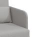 Sofá Cama de Piso  2 en 1 Gris Claro 65x80x83 cm Tela
