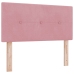 Cabecero Button Tufted Rosa 100 cm Terciopelo