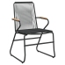 Conjunto de Comedor de Jardín de 7 Piezas  Negro Rattan PVC