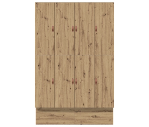Marco de Cama con Almacenamiento  Roble Artesanal Madera Diseñada