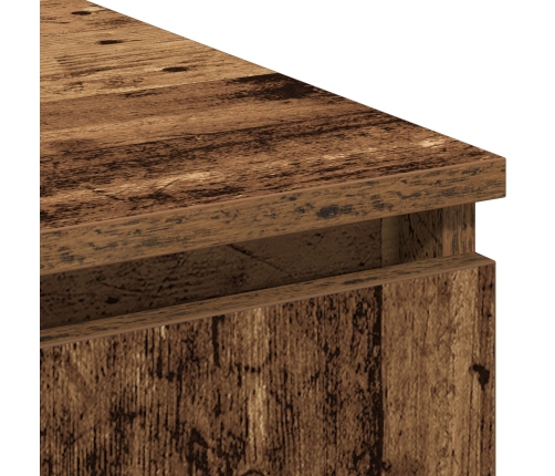 mueble de TV  con LED madera vieja 180x38x49 cm madera elaborada