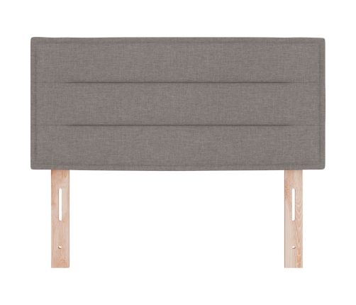 Cabecero LED Diseño Líneas Taupe 90 cm Tela