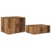 Cama de Almacenamiento Madera Vieja Madera maciza y chapas