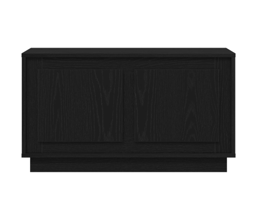 Mueble para TV  Negro Roble 80x35x45 cm Madera de ingeniería