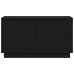 Mueble para TV  Negro Roble 80x35x45 cm Madera de ingeniería