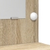 Tocador  con luces LED Roble Sonoma 78.5x41x135 cm