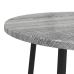 Mesa Lateral  2 pcs Gris Sonoma de Madera y Metal