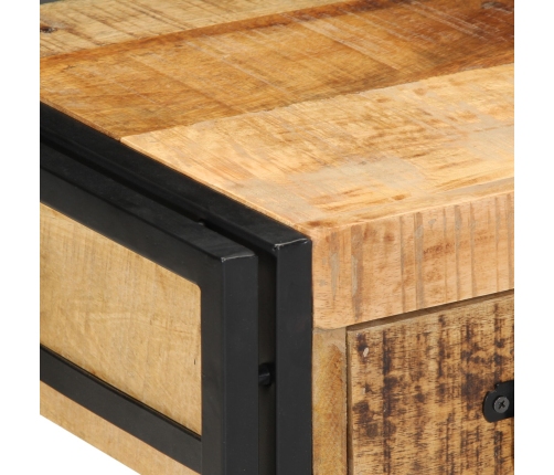 Mesa Lateral  40x40x50 cm de Madera Maciza de Mango