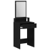 Tocador  con Cajones Negro Roble 50x41x140 cm