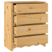 Cajonera  ""DRAMMEN"" 76,5x40x91 cm Madera Sólida de Pino