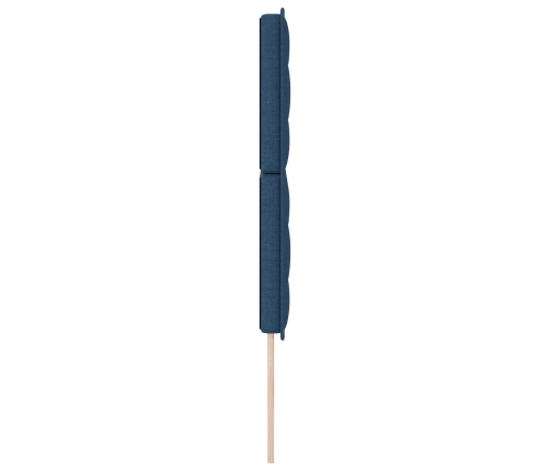 Cabecero LED  Diseño Lineal Azul 72 cm Tela
