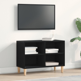 Cabinet para TV de roble negro  - 69.5x30x50 cm, Hecho de madera elaborada