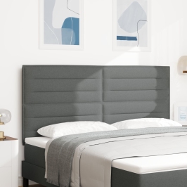 Cabecero  Diseño Lines Gris Oscuro 180 cm Tela