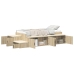 Cama con Almacenamiento  Roble Sonoma 75x190 cm