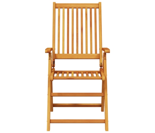 Juego de Comedor de Jardín de 5 Piezas de Madera Sólida de Acacia