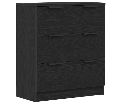Aparador de roble negro de  60x30x70 cm de madera elaborada