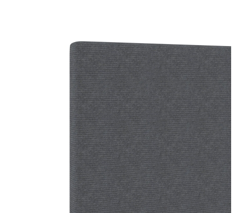 Cabecero  Diseño Sencillo Gris Oscuro 140 cm Tela de Corduroy