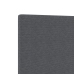 Cabecero  Diseño Sencillo Gris Oscuro 140 cm Tela de Corduroy