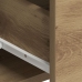 Armario Alto de Roble Artesanal 80x33x150 cm de Madera Elaborada