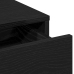 Tocador  con Cajones Negro Roble 50x41x140 cm