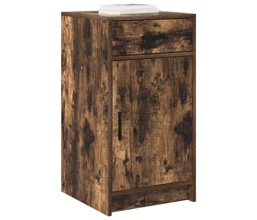 Sideboard  de Roble Ahumado 40x41x75 cm de Madera Compuesta