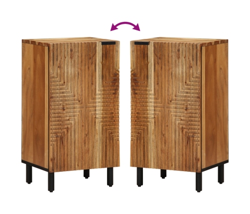 Aparador 40x33x75 cm Madera maciza de Acacia