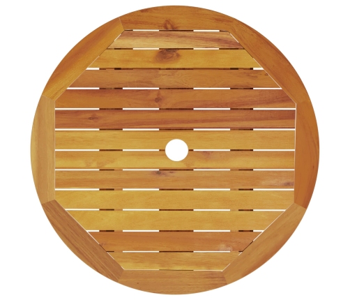 Juego de Bistro Plegable de 3 Piezas en Madera Maciza de Acacia