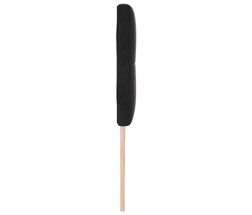 Cabecero Button Tufted Negro 180 cm de Terciopelo