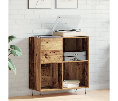Gabinete de medios  Roble artesanal 84.5x38x90 cm Madera aglomerada