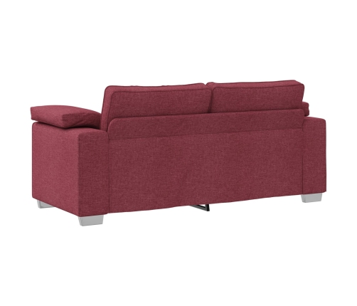 Sofá  Rojo viento Tela, Madera Regular Sofá Rectangular