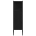 Armario de baño  Negro Roble 33x33x120,5 cm Madera elaborada