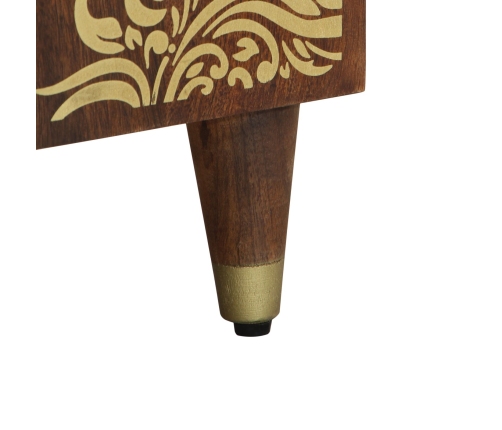 Armario de baño  Marrón miel Madera sólida de acacia 38 x 33 x 58 cm