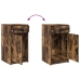 Sideboard  de Roble Ahumado 40x41x75 cm de Madera Compuesta